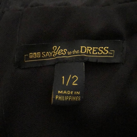 “SAY YES TO THE DRESS” BLACK SEQUIN Dress - Picture 2 of 6